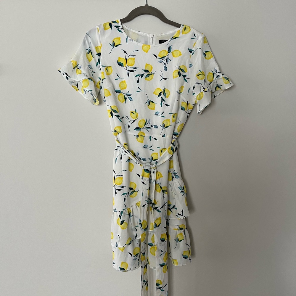 Ann Taylor 0 Casual Lemon Sundress